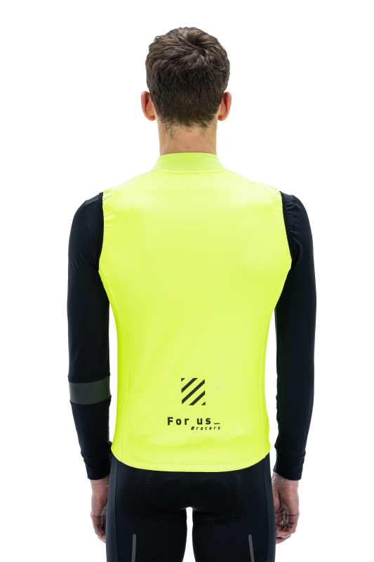 Cube Blackline Softshell Safety Fahrrad Windweste gelb 2027