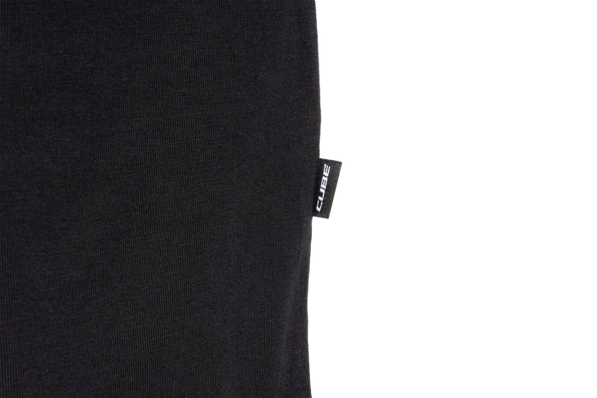 Cube Organic Embossed Freizeit T-Shirt schwarz 2027