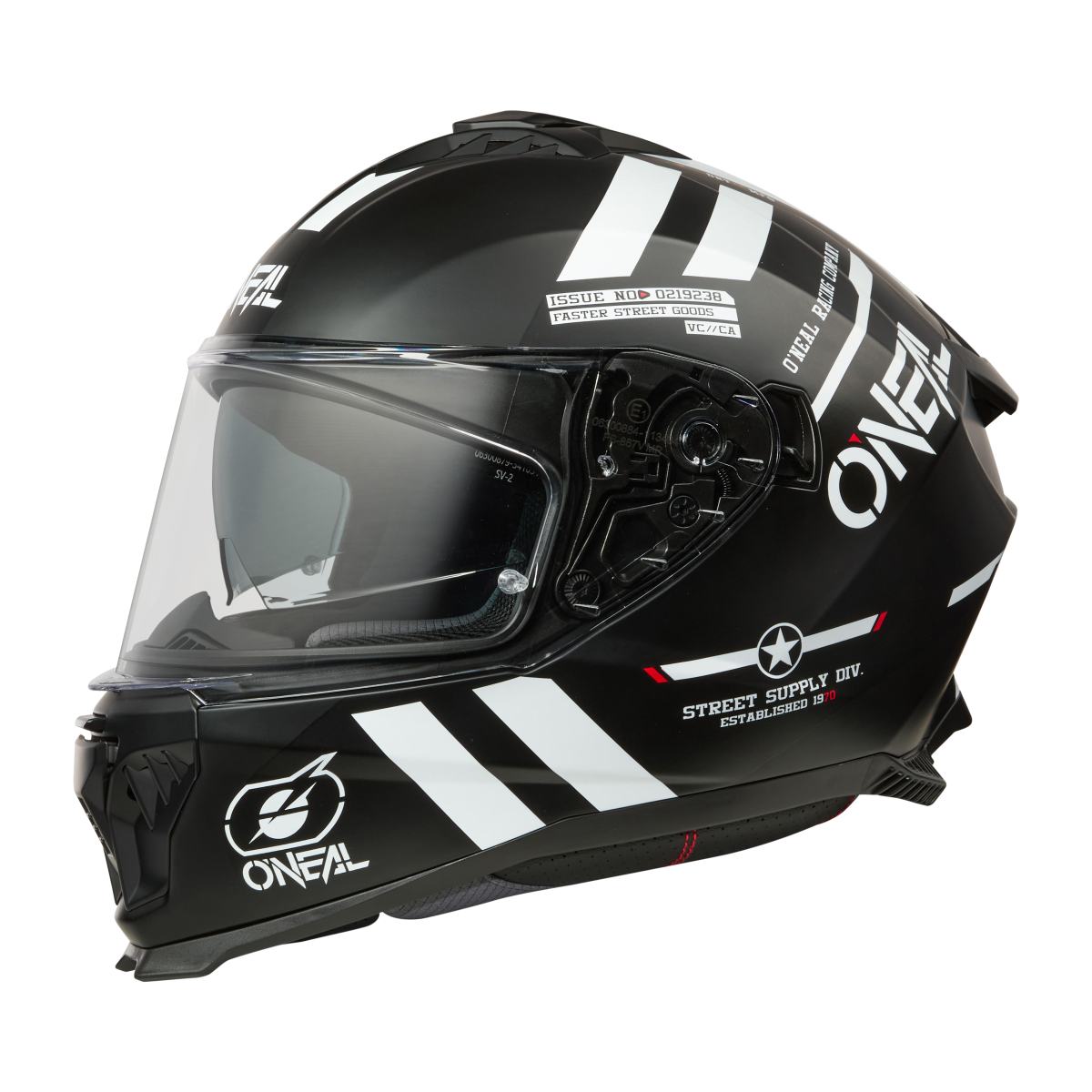 O'Neal Challenger Warhawk Enduro MX Motorrad Helm schwarz/weiß 2026 Oneal