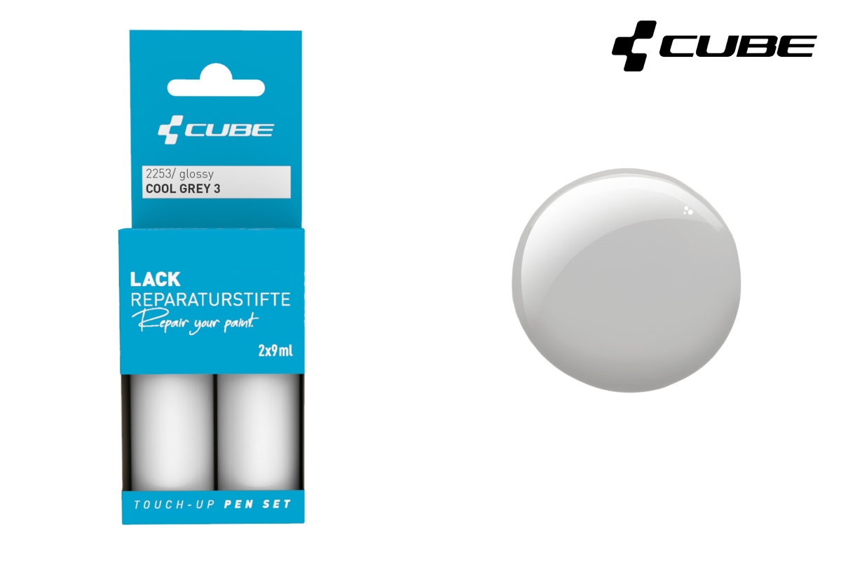 Cube Touch-Up Pen Lackreparaturstift Set cool grey 3