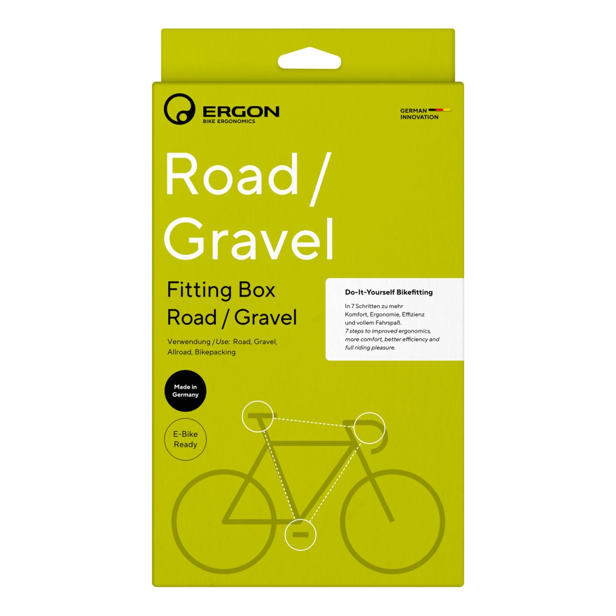 Ergon Fitting Box Road / Gravel Einstellhilfe Fahrrad Kontaktpunkte