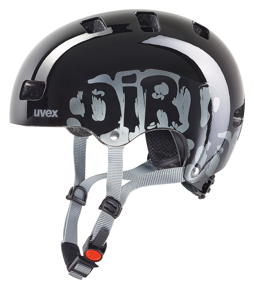 Uvex Kid 3 Kinder Dirtbike Skate Fahrrad Helm schwarz 2025