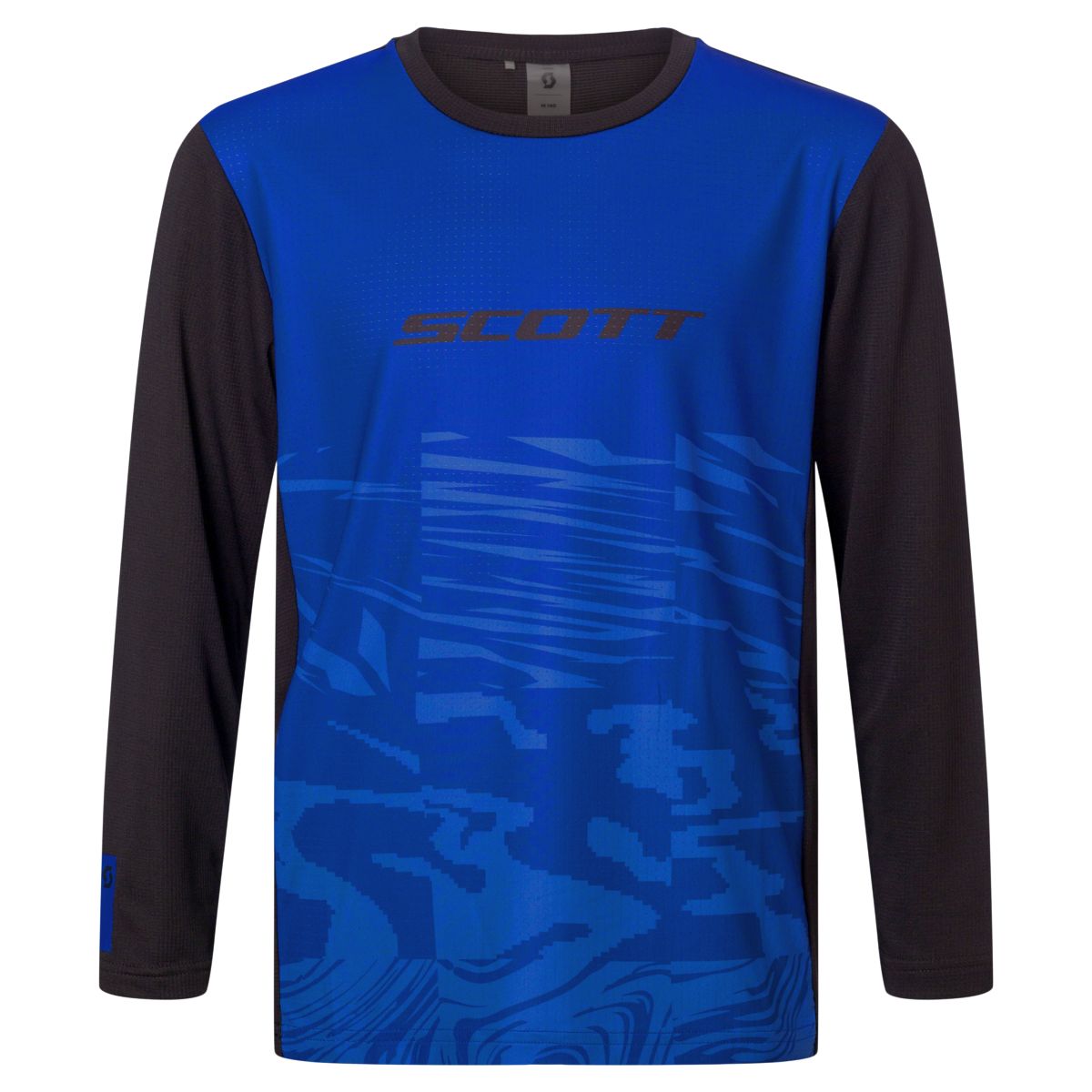 Scott Vertic Delta Kinder Freizeit Shirt langarm luminous blau 2027