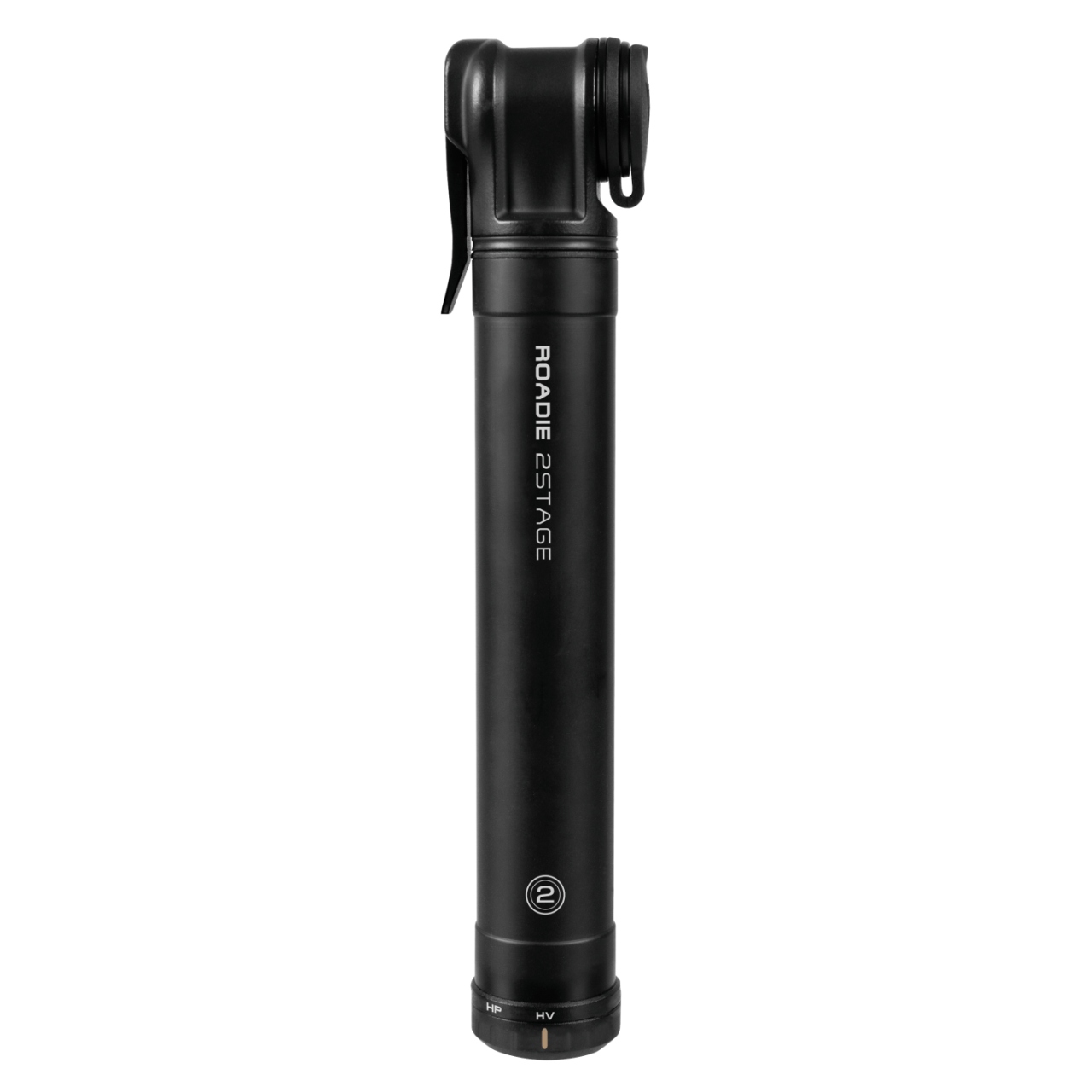 Topeak Roadie 2 Stage Mini Rennrad Fahrrad Pumpe schwarz