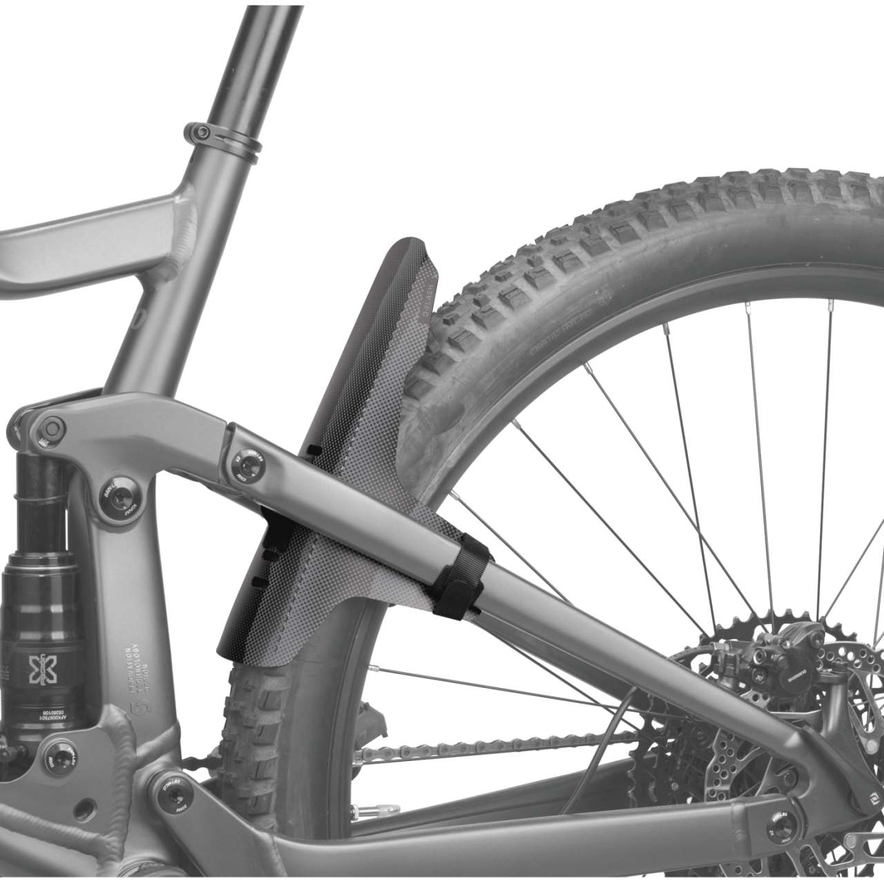 Topeak D-Flash Express FS Fahrrad Schutzblech vorne / hinten schwarz