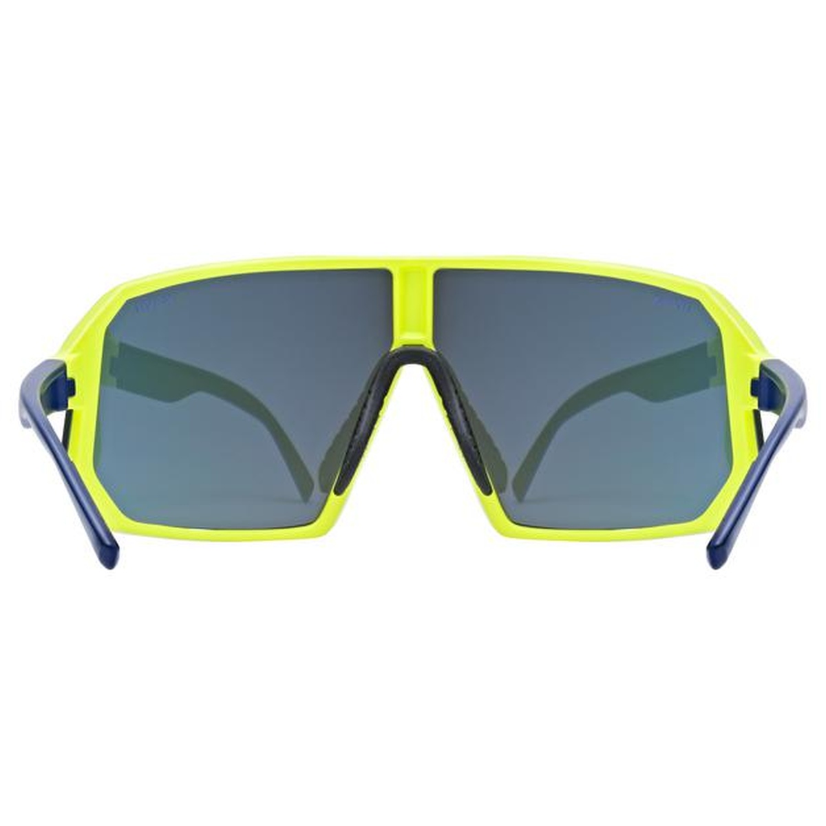 Uvex Sportstyle 237 Fahrrad / Sport Brille gelb/mirror blau