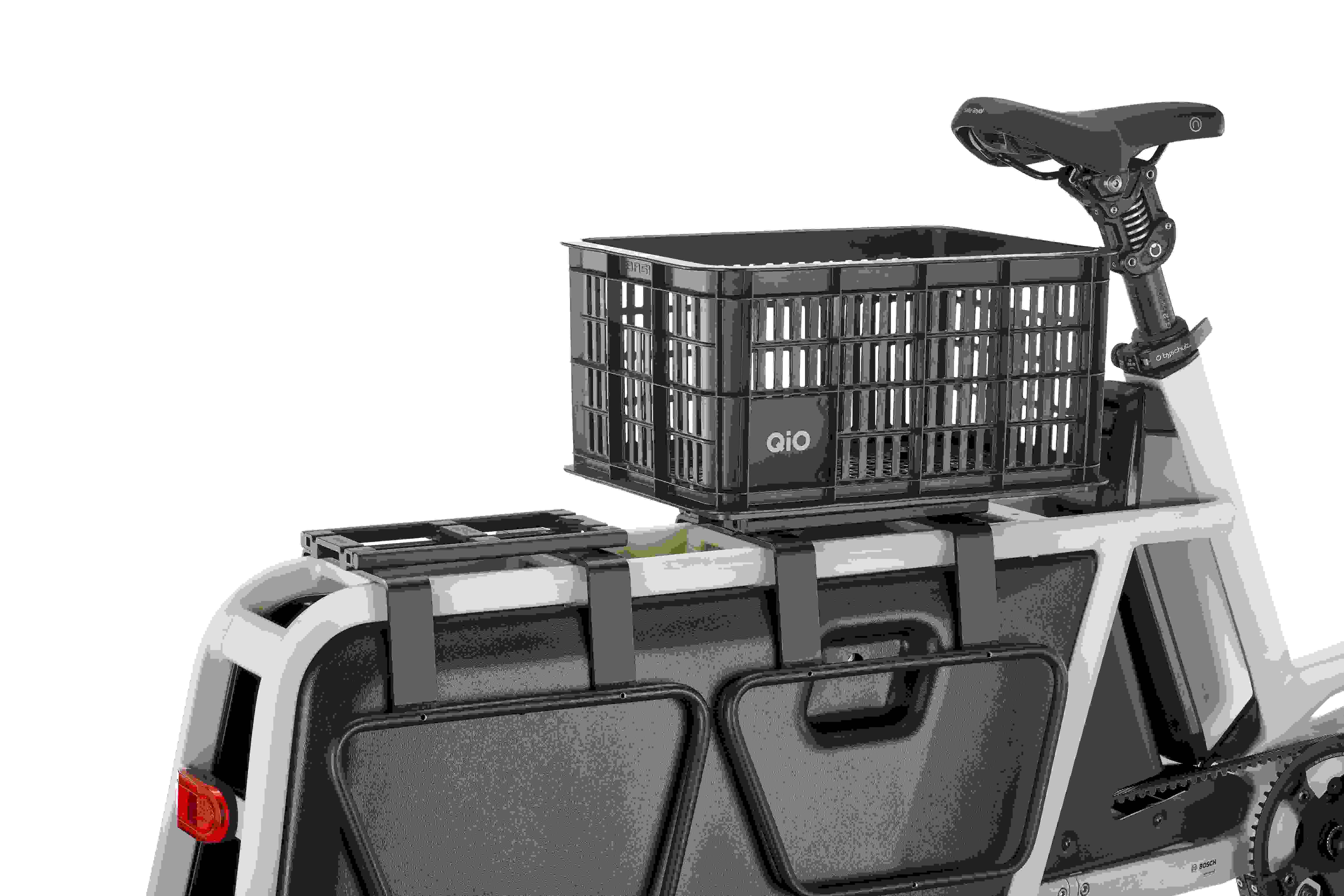 QIO Rack Plate MIK HD Gepäckträgerplatte für Qio Long schwarz
