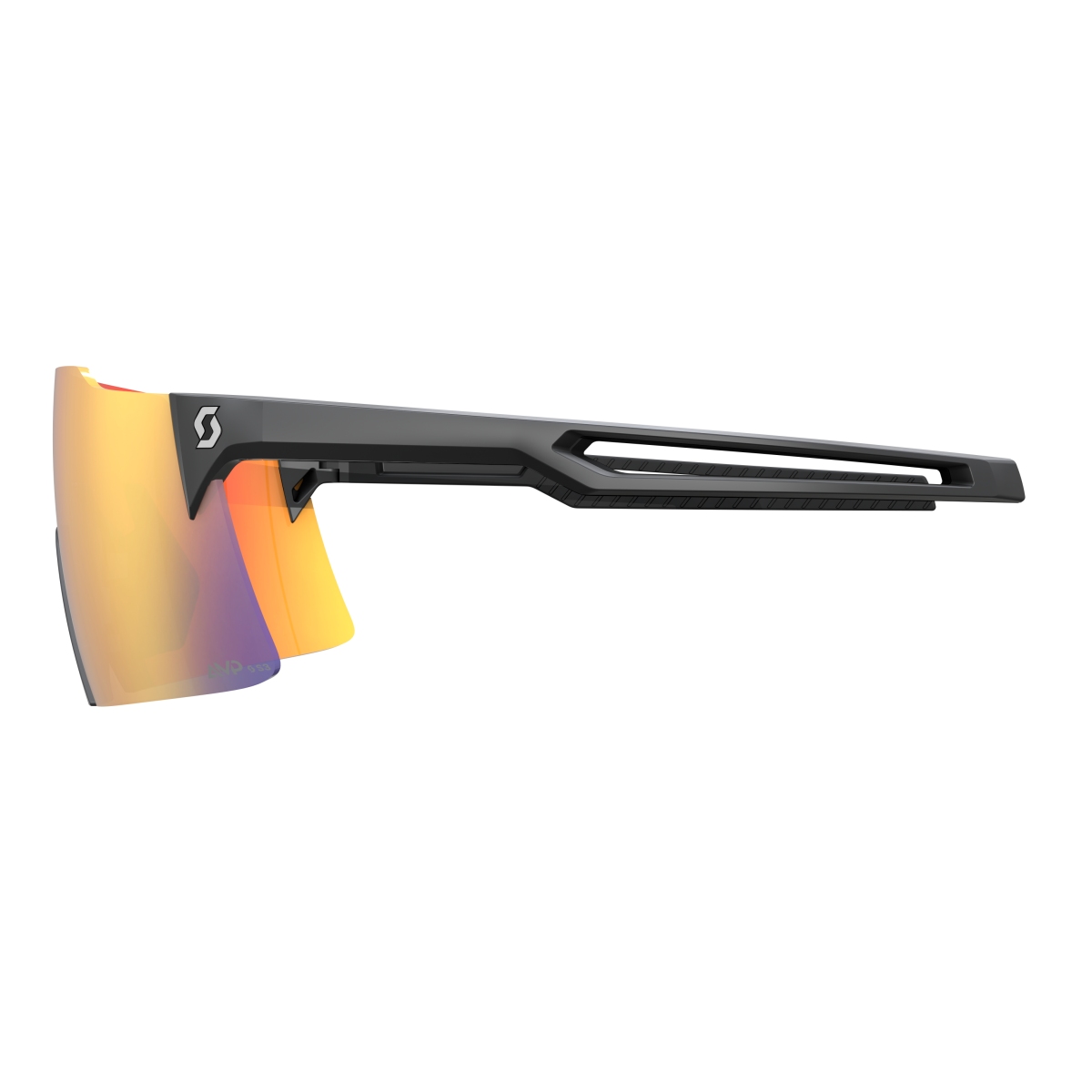 Scott Stride AMP Wechselscheiben Fahrrad Brille schwarz/rot chrome