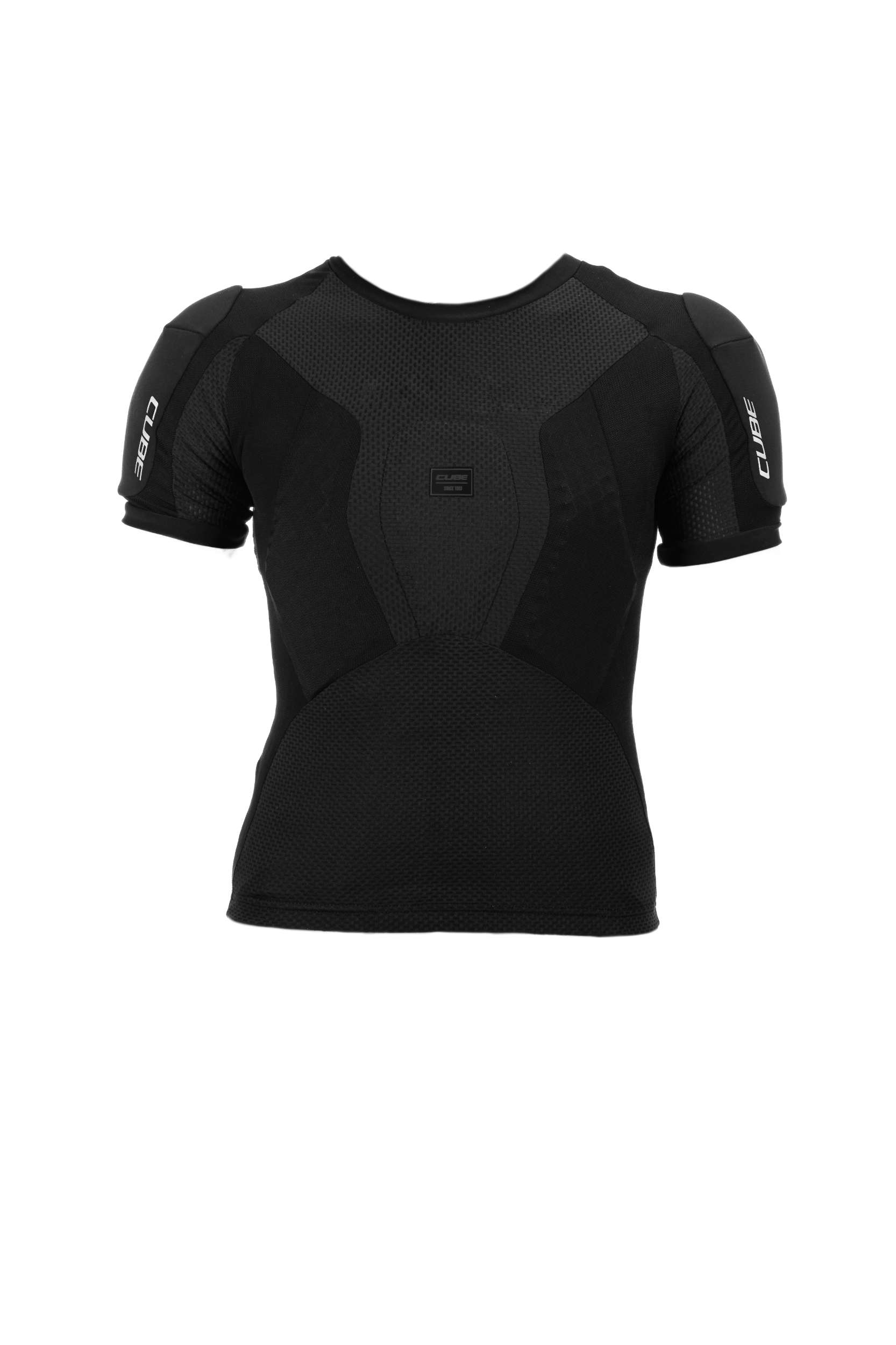 Cube Fahrrad Protektorenshirt kurz schwarz 2027