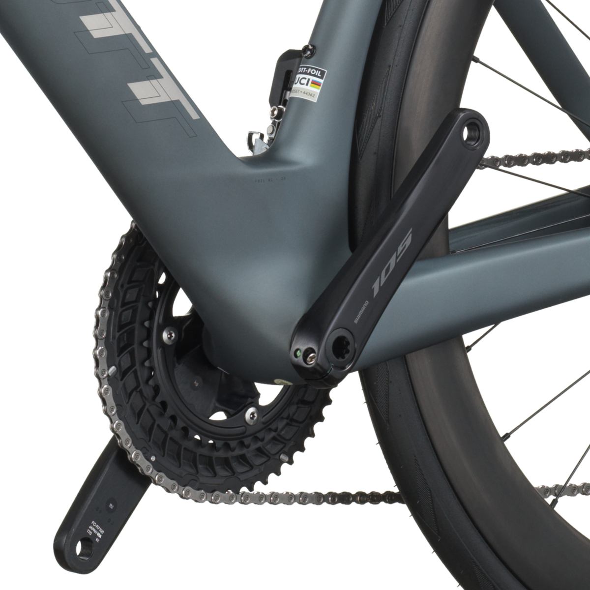 Scott Foil RC 20 Carbon Rennrad grau 2026
