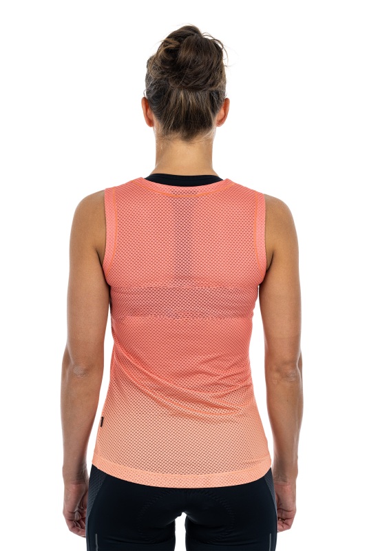 Cube Mesh Damen Fahrrad Body Shirt Unterhemd coral rot 2026