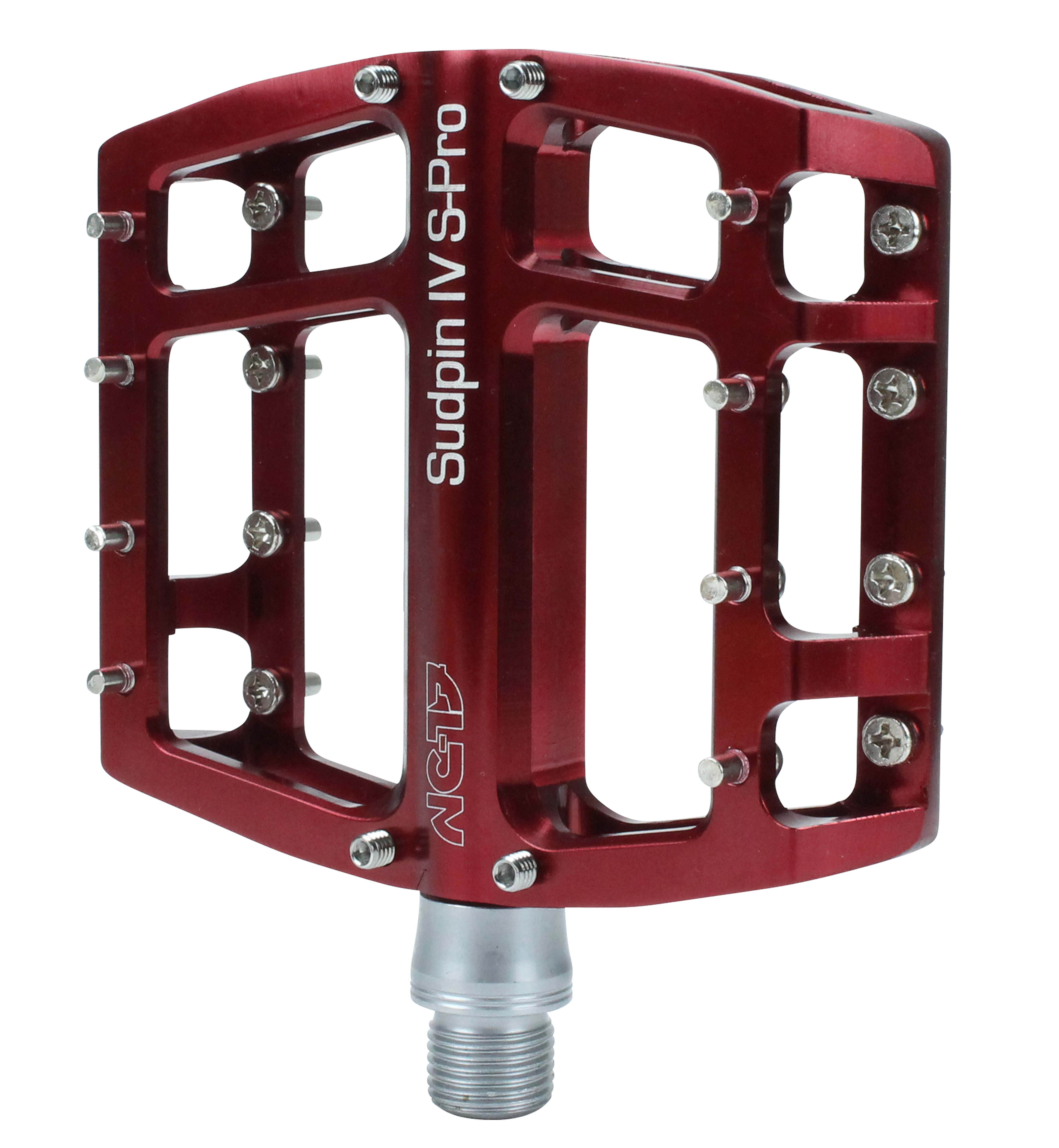 NC-17 Sudpin IV S-Pro CNC Alu Fahrrad Plattform Pedal rot