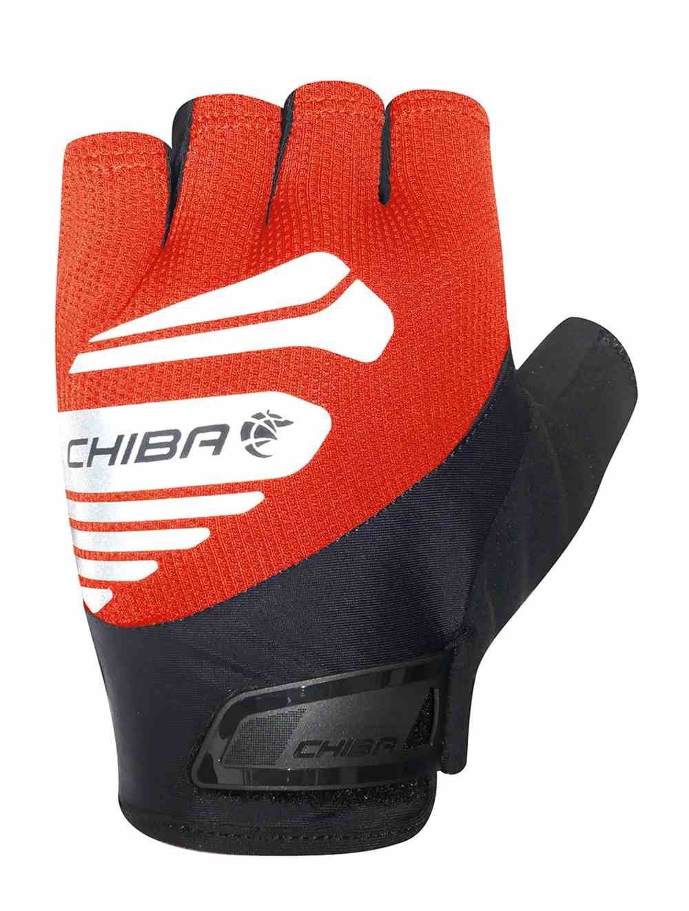 Chiba Air Plus Reflex Fahrrad Handschuhe kurz rot/schwarz 2027