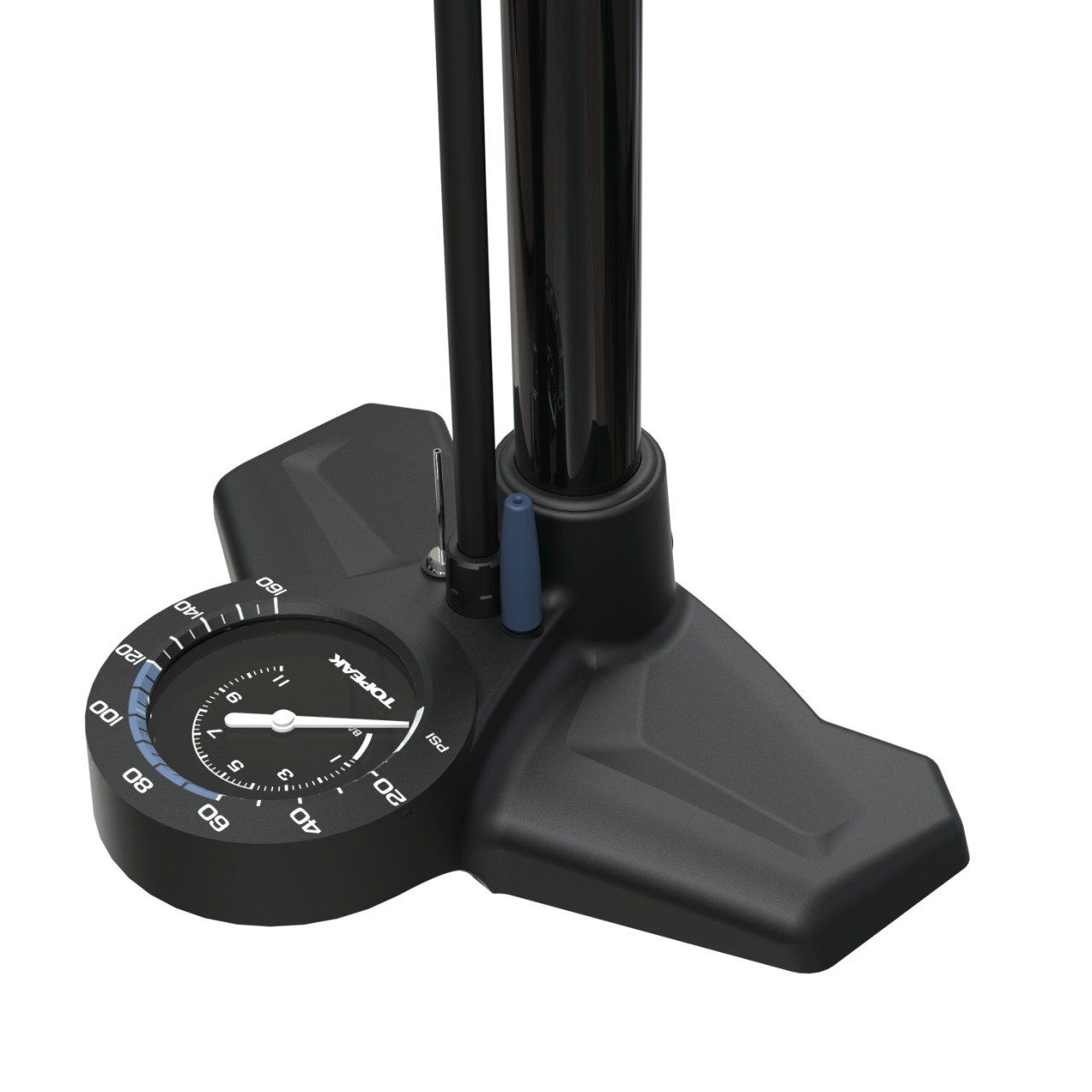 Topeak JoeBlow Roadie EX Fahrrad Standpumpe schwarz