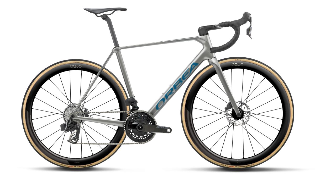 Orbea Orca M21e LTD PWR Carbon Rennrad spark silver/titain grey 2027