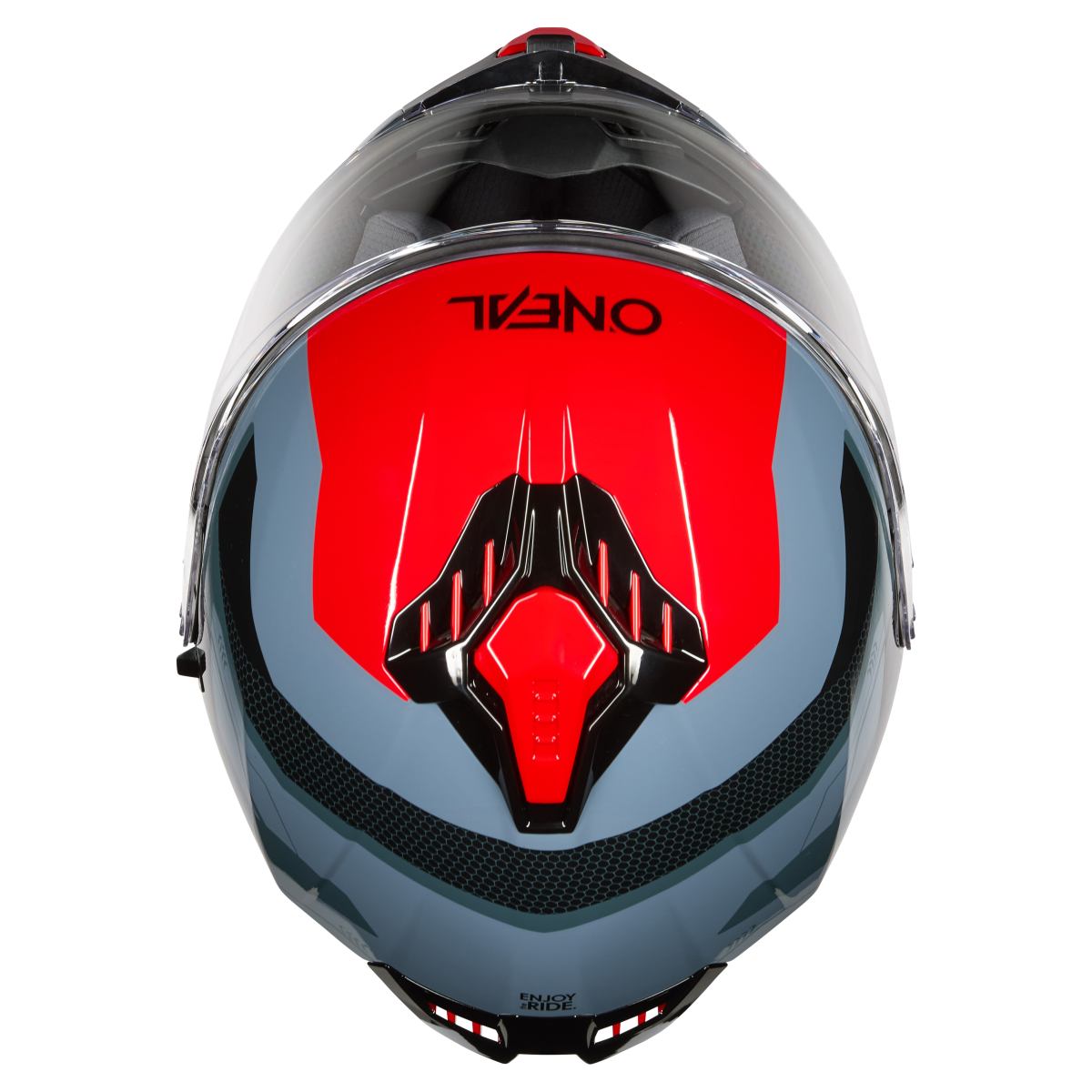 O'Neal Challenger Exo Enduro MX Motorrad Helm schwarz/grau/rot 2025 Oneal