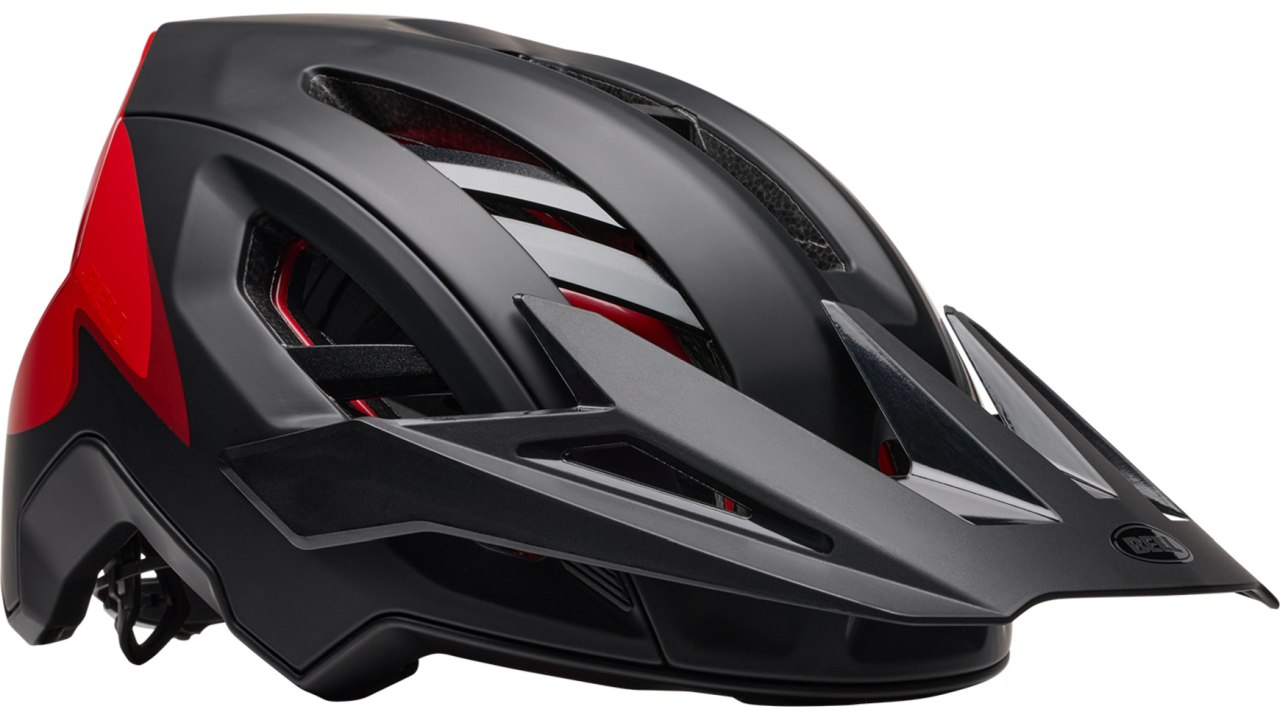 Bell 5fifty Spherical MTB Fahrradhelm fluid schwarz/rot 2026