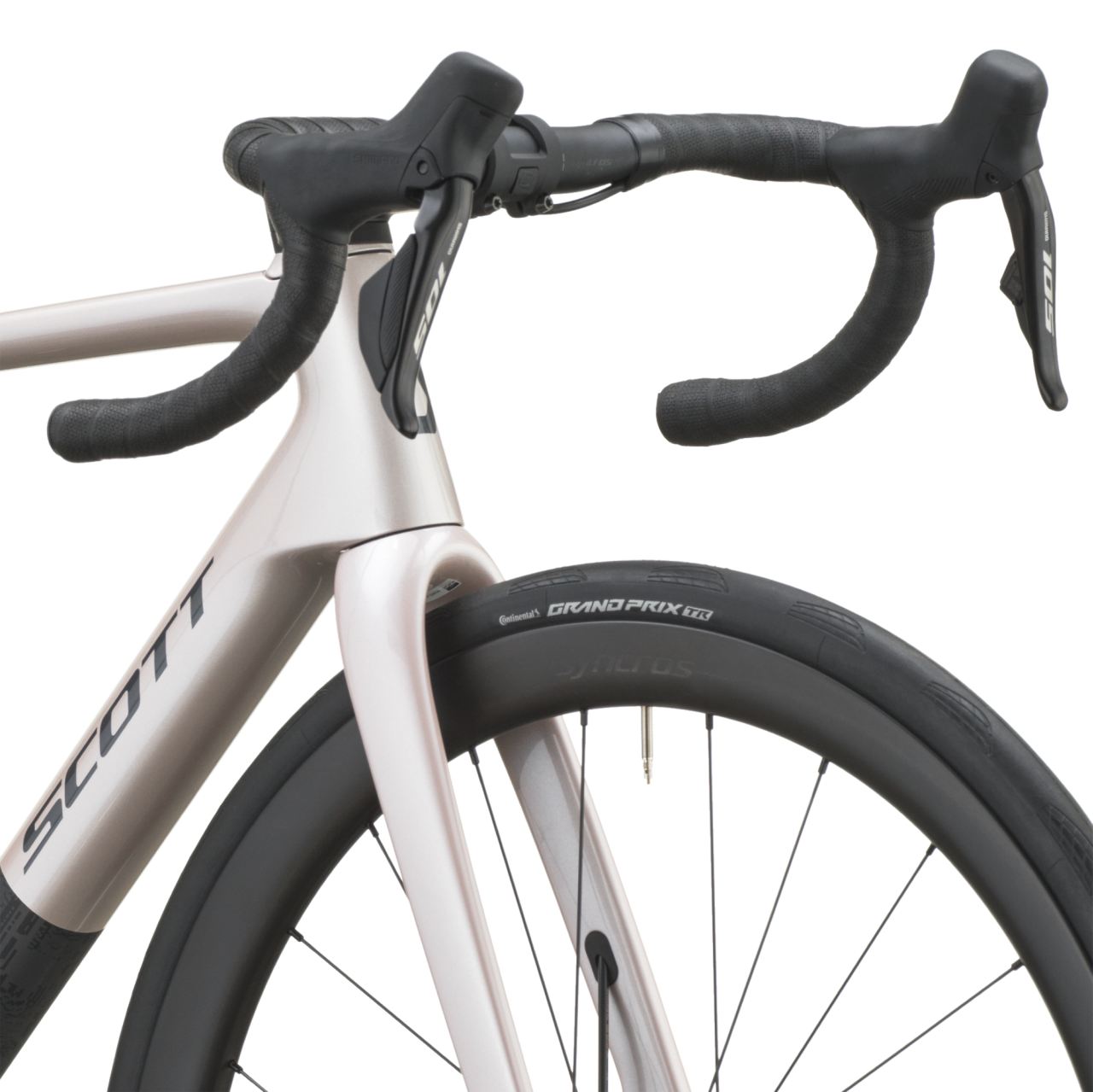 Scott Addict RC 30 Carbon Rennrad champagne pink/carbon schwarz 2027