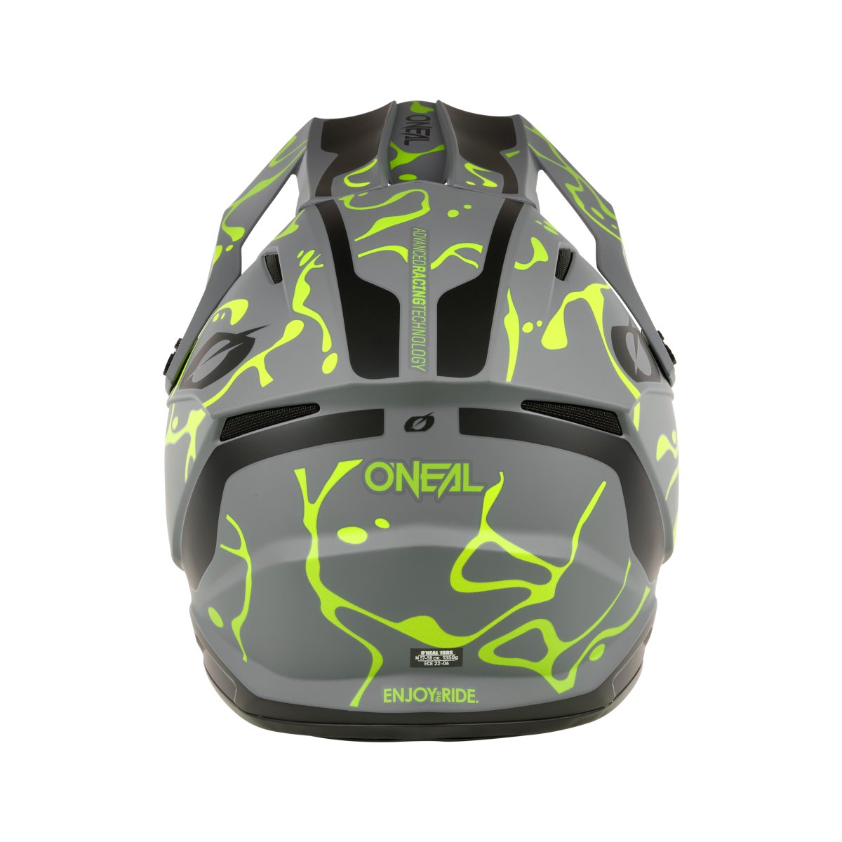 ONeal 1SRS Splash Motocross Enduro MTB Helm grau/gelb 2027