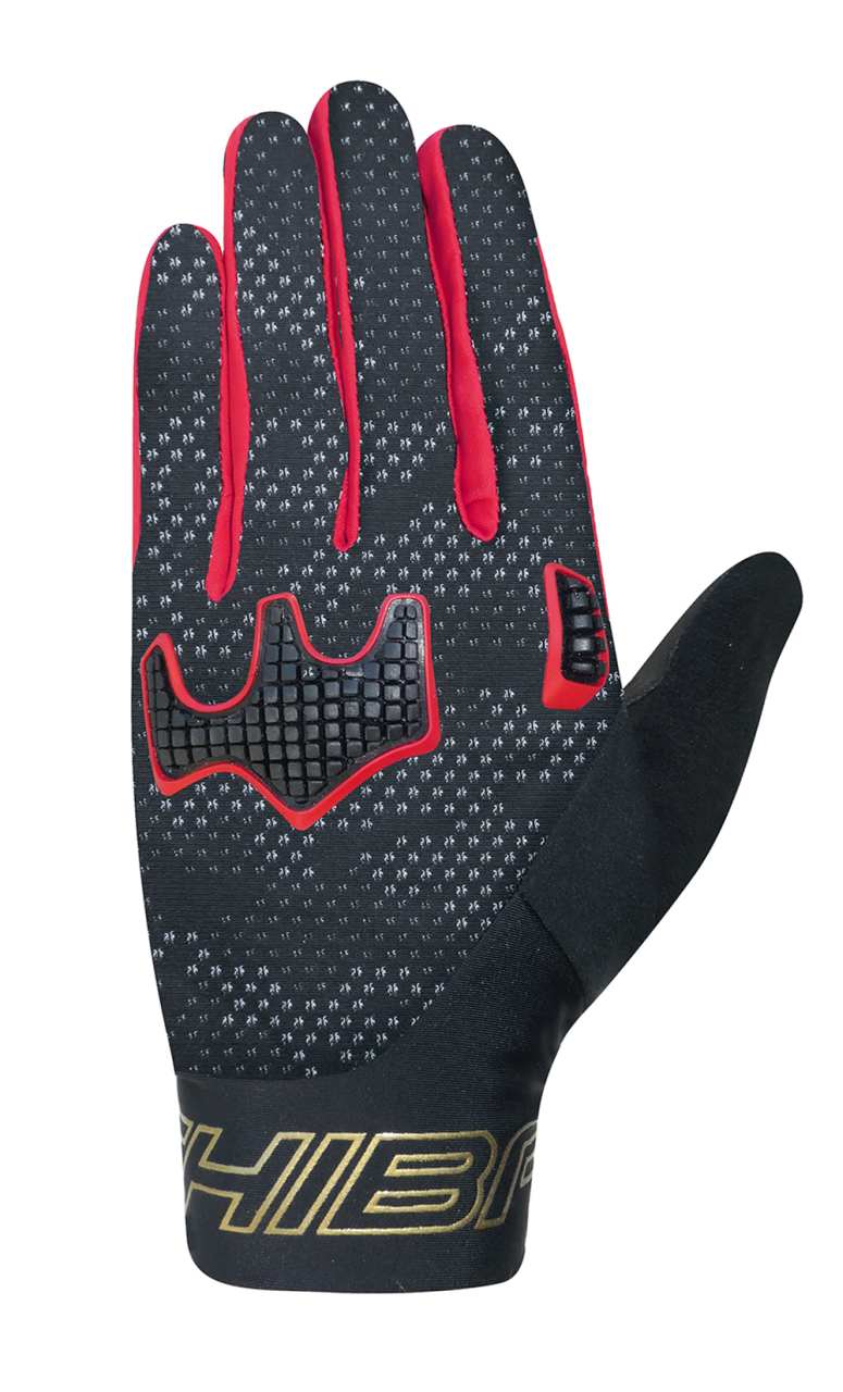 Chiba Infinity Fahrrad Handschuhe lang schwarz/rot 2027