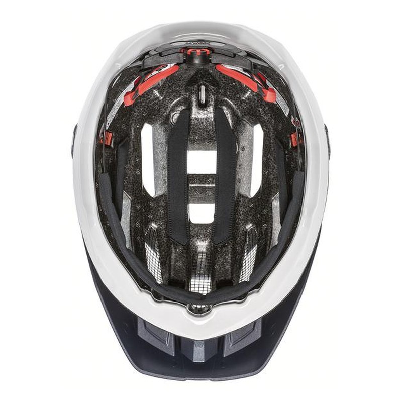 Uvex Quatro CC All Mountain Enduro MTB Fahrrad Helm matt blau/weiß 2024