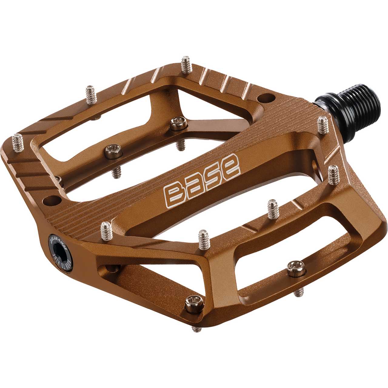 Reverse Base Flat Fahrradpedale kupferfarben