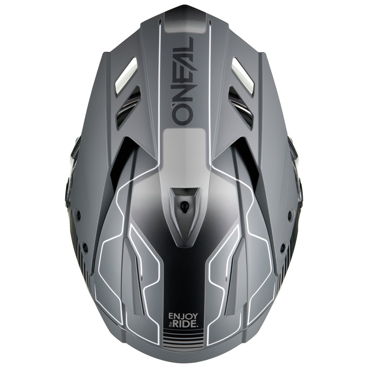 ONeal Sierra RS Echo Motorradhelm schwarz/grau 2027