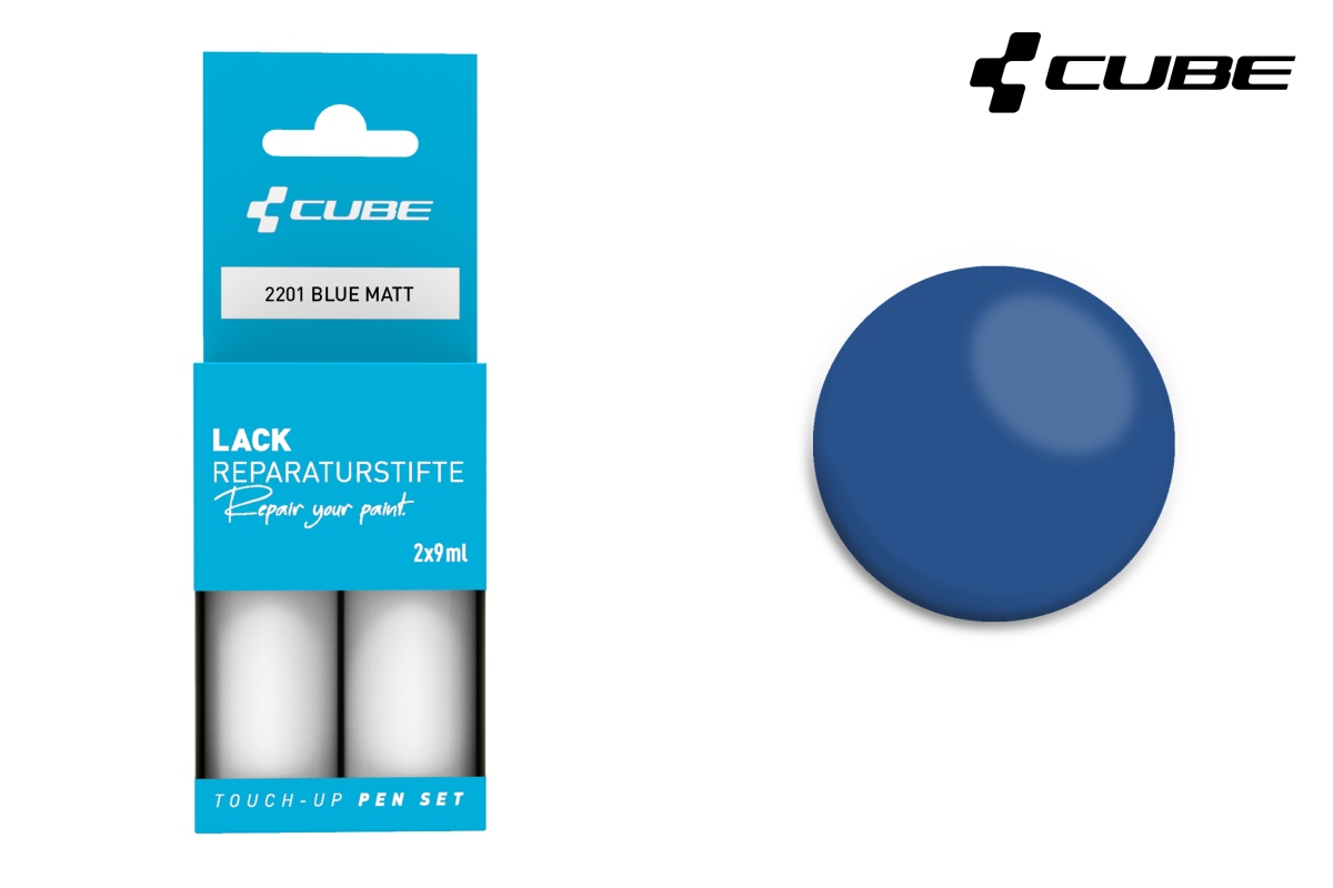 Cube Touch-Up Pen Lackreparaturstift Set 30ml / 49.83 / Liter blue matt 2201