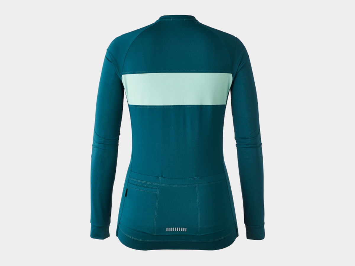 Trek Circuit LTD Damen Fahrrad Trikot lang grün 2025