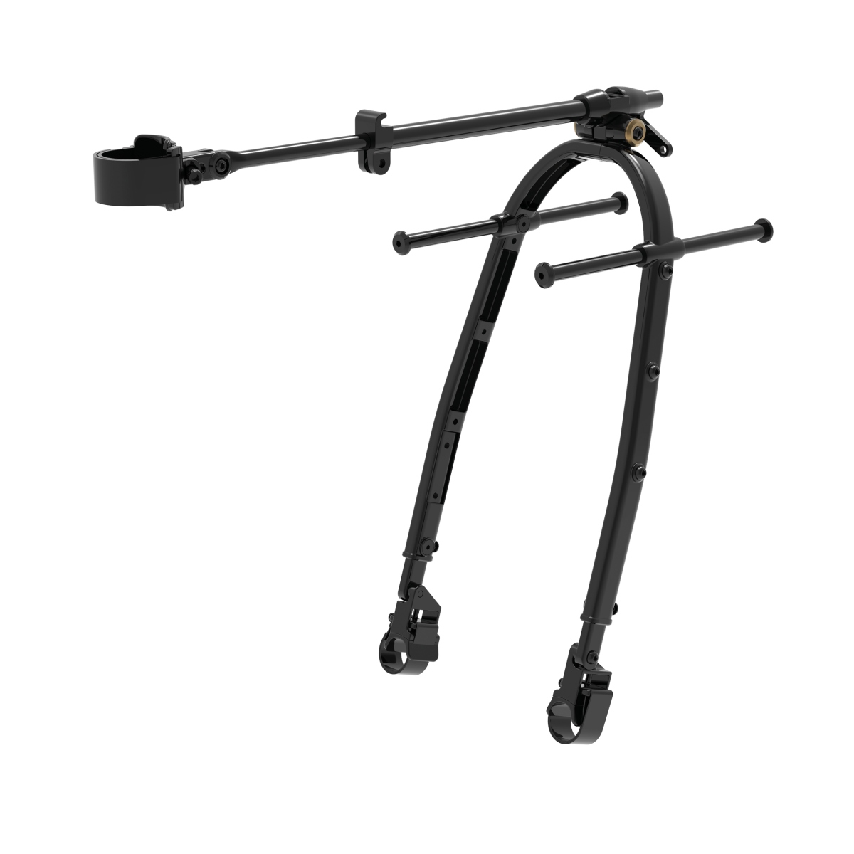 Topeak ZI:RAK Essential universeller Rennrad / Gravel Fahrradgepäckträger mit Strap schwarz
