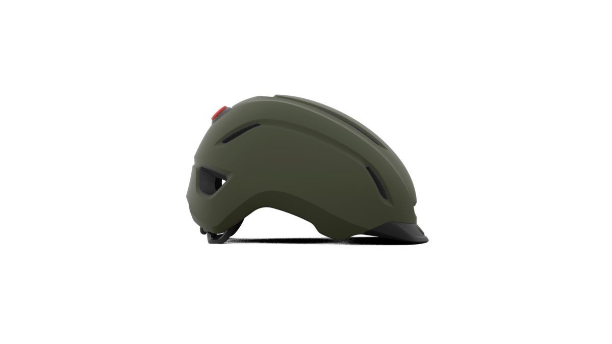 Giro Caden II LED City Fahrrad Helm matt chalk grau 2025