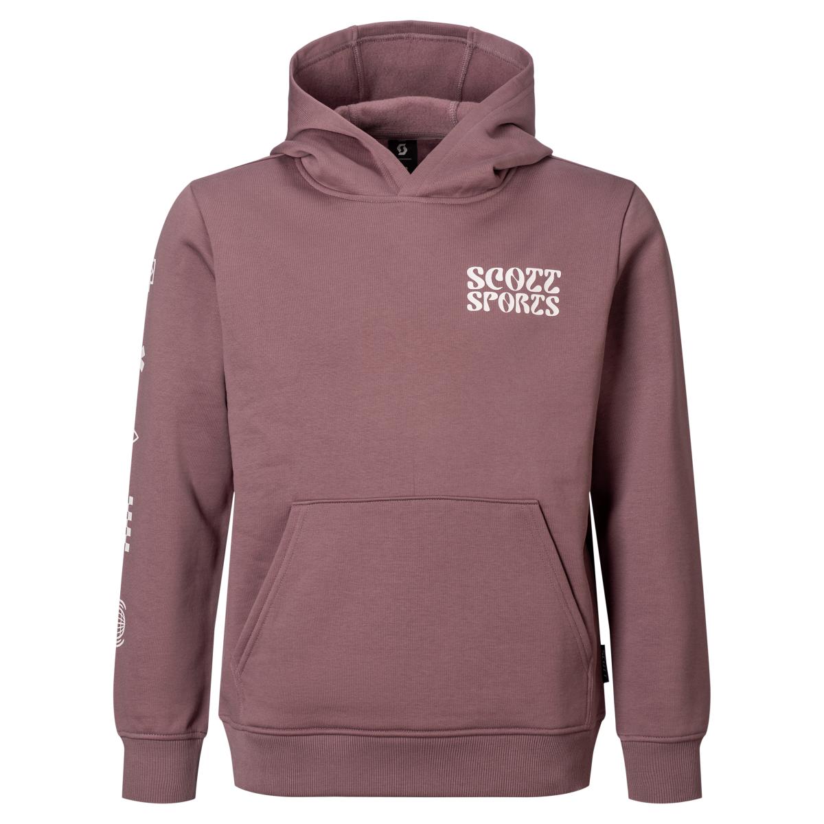 Scott JR Kinder Freizeit Hoodie lang clay lila 2027