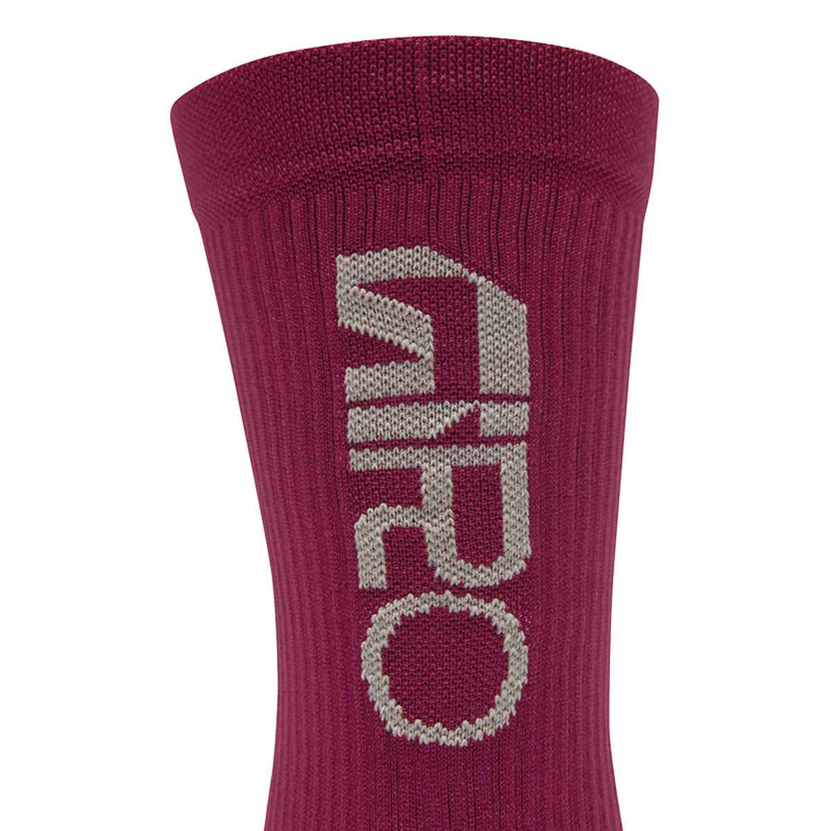 Giro HRC Team Fahrradsocken maroon rot/schwarz 2026