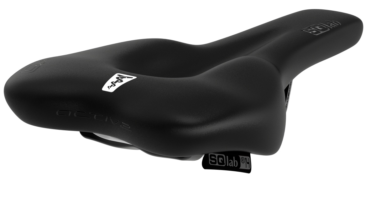SQlab 610 M-D active Unisex MTB / Tour / Travel E-Bike Fahrrad Sattel schwarz
