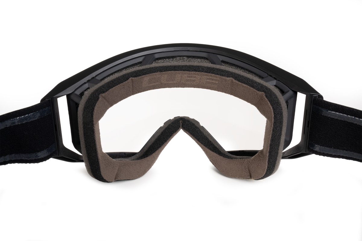 Cube Strom Goggle DH Brille schwarz/klar