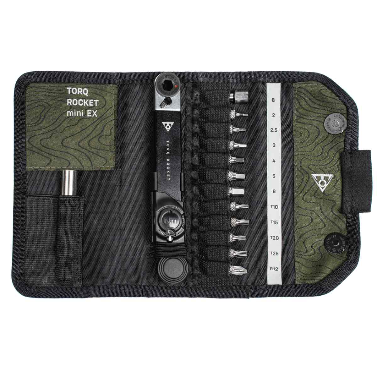 Topeak Torq Rocket Mini EX Ratsche mit optionaler Drehmomentfunktion schwarz