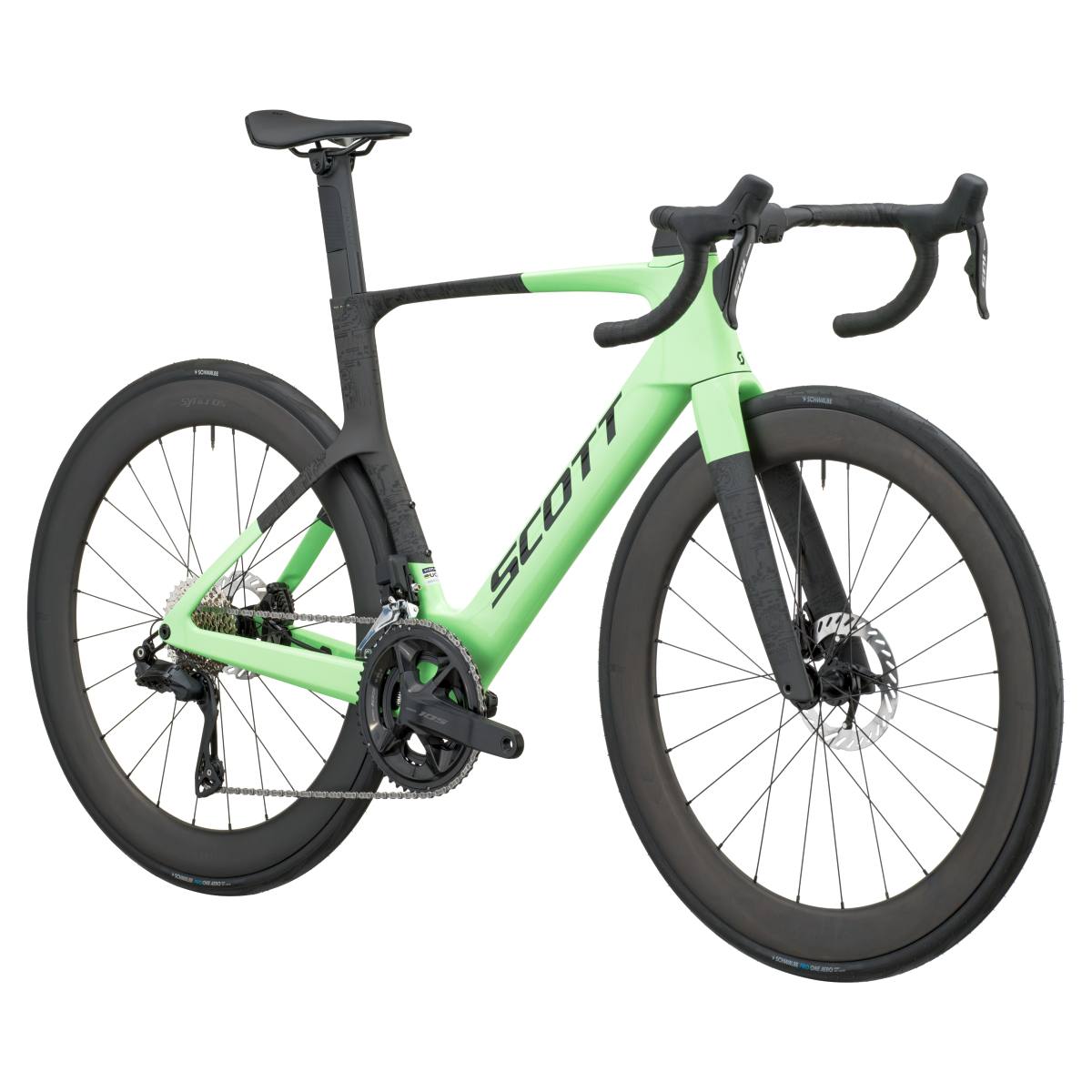 Scott Foil RC 20 Carbon Rennrad paradise grün/carbon schwarz 2027