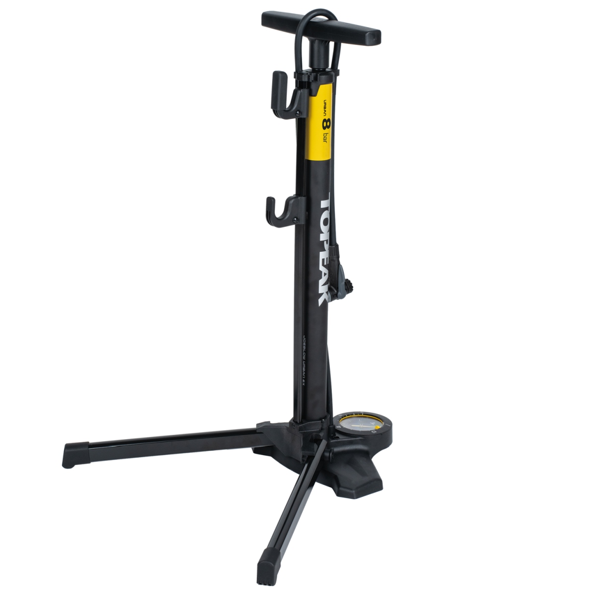 Topeak Transformer Urban EX Fahrrad Standpumpe mit Ständer schwarz