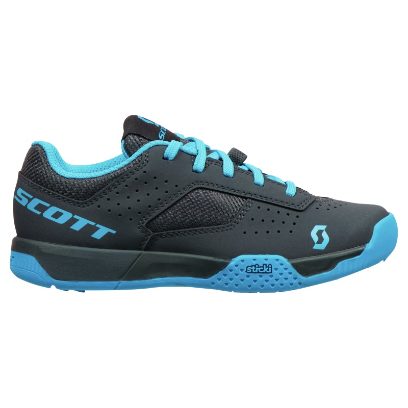 Scott MTB AR Kids Lace Kinder Fahrrad Schuhe grau/blau 2025