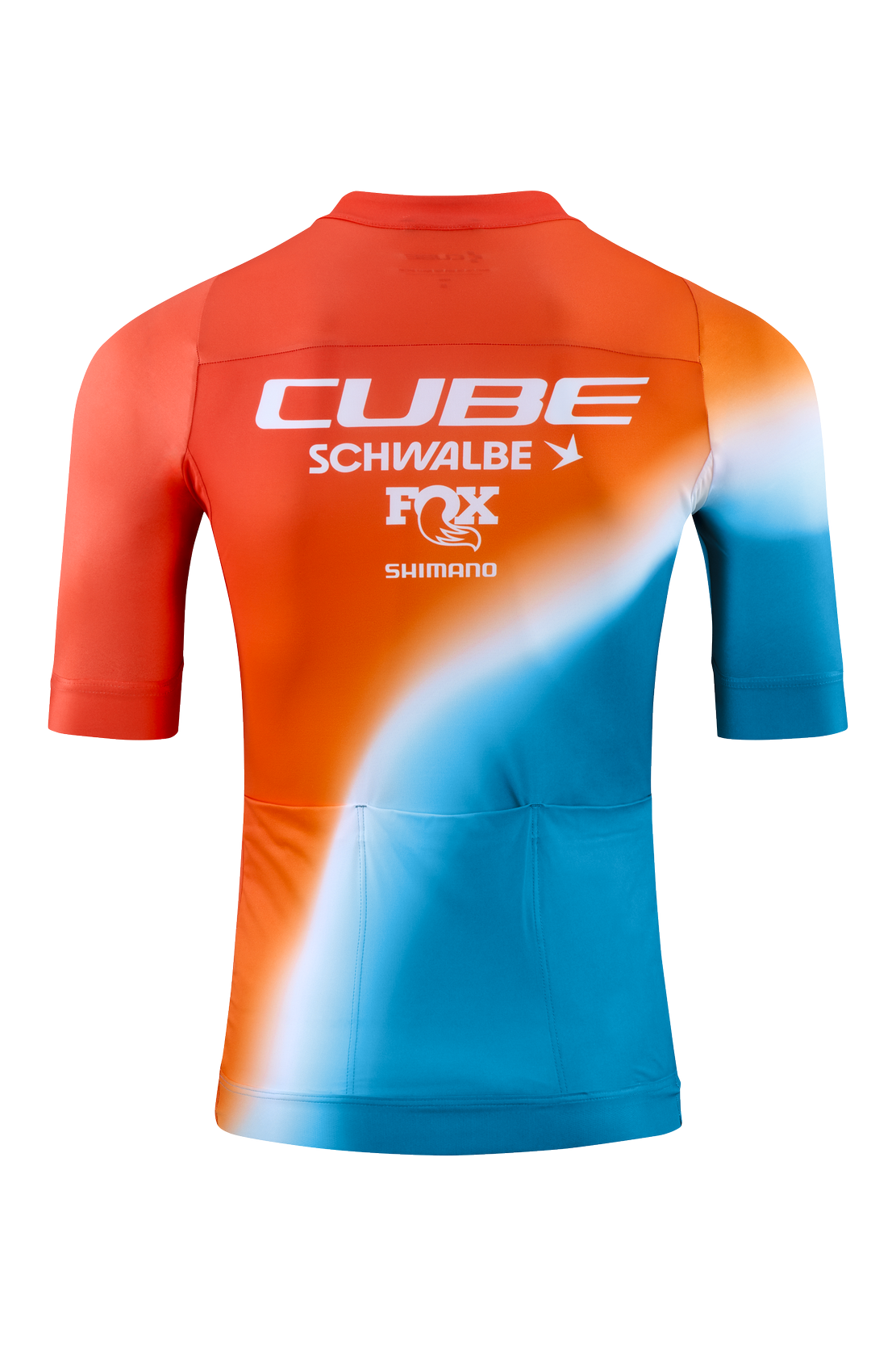 Cube Road / XC X Factory Racing Fahrrad Trikot kurz orange 2026
