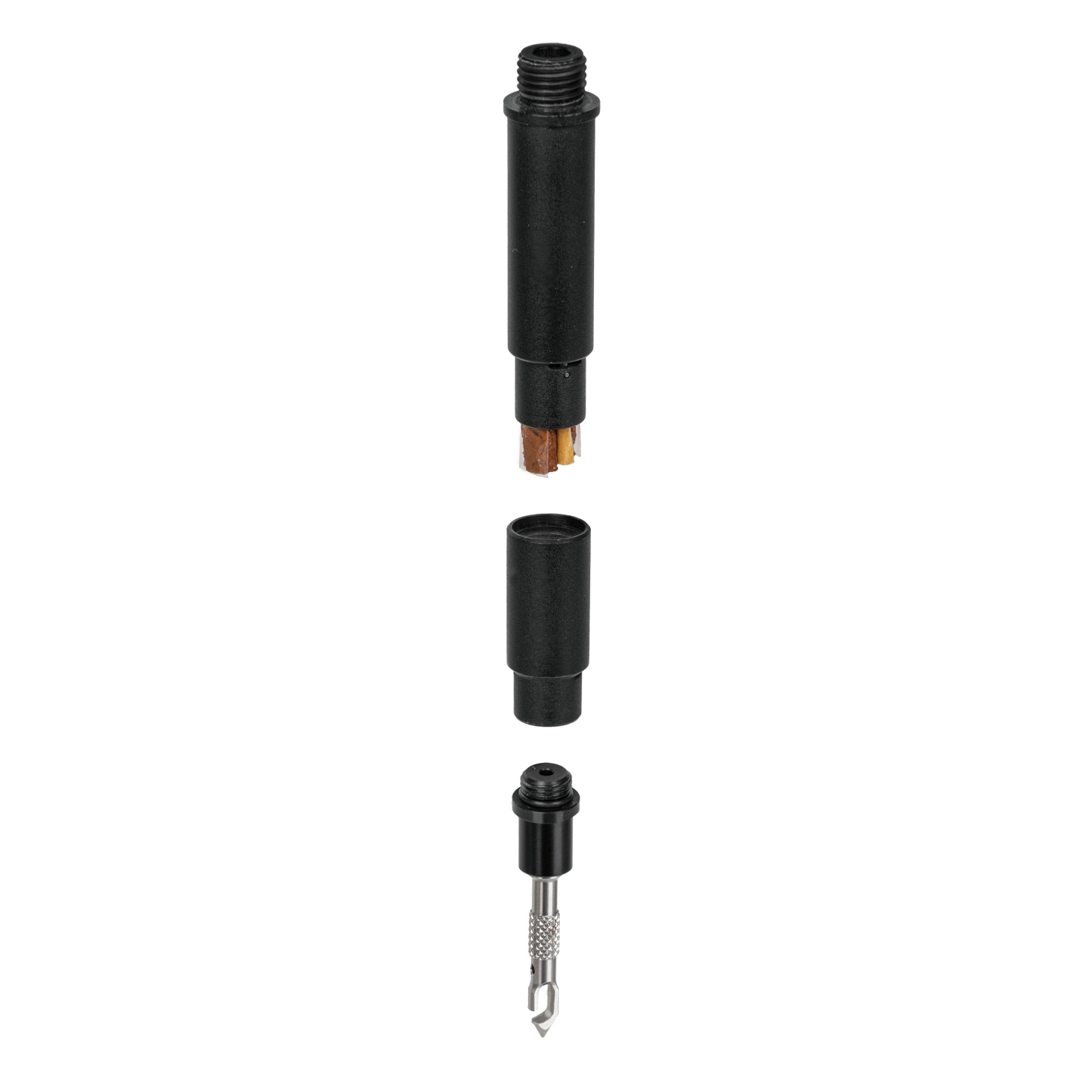 Topeak Two Timer XT 3-in-1 Minipumpe mit integriertem Tubeless Werkzeug schwarz