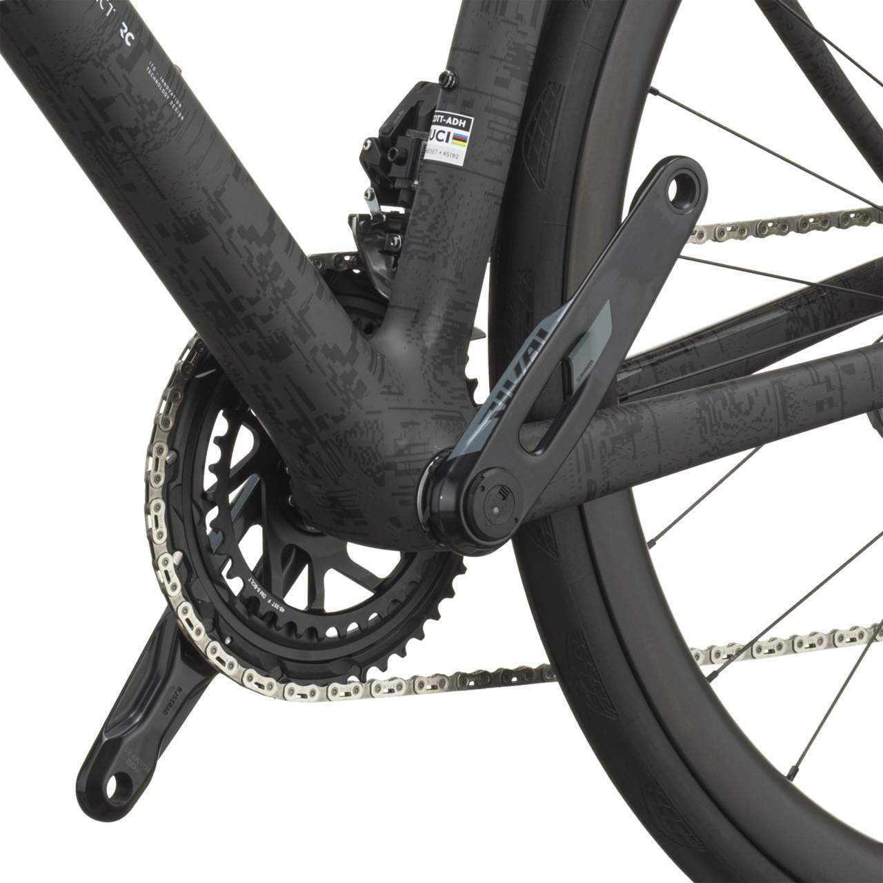 Scott Addict RC 25 Carbon Rennrad cumulus weiß/carbon schwarz 2027