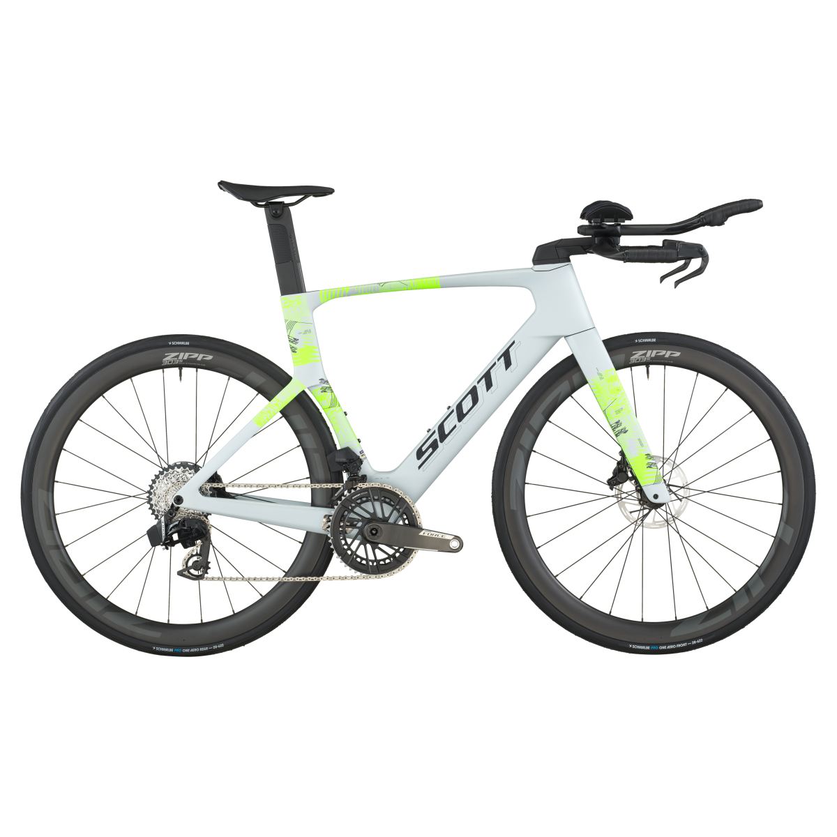 Scott Plasma RC Tri Carbon Triathlon / Rennrad cumulus weiß 2026