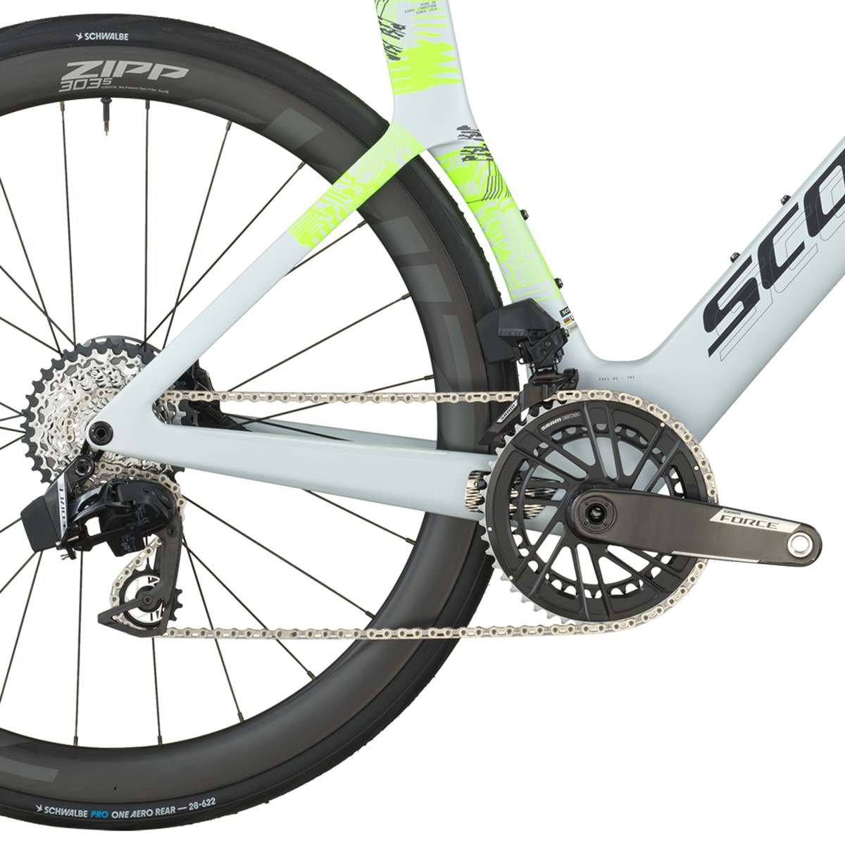 Scott Plasma RC Tri Carbon Triathlon / Rennrad cumulus weiß 2026
