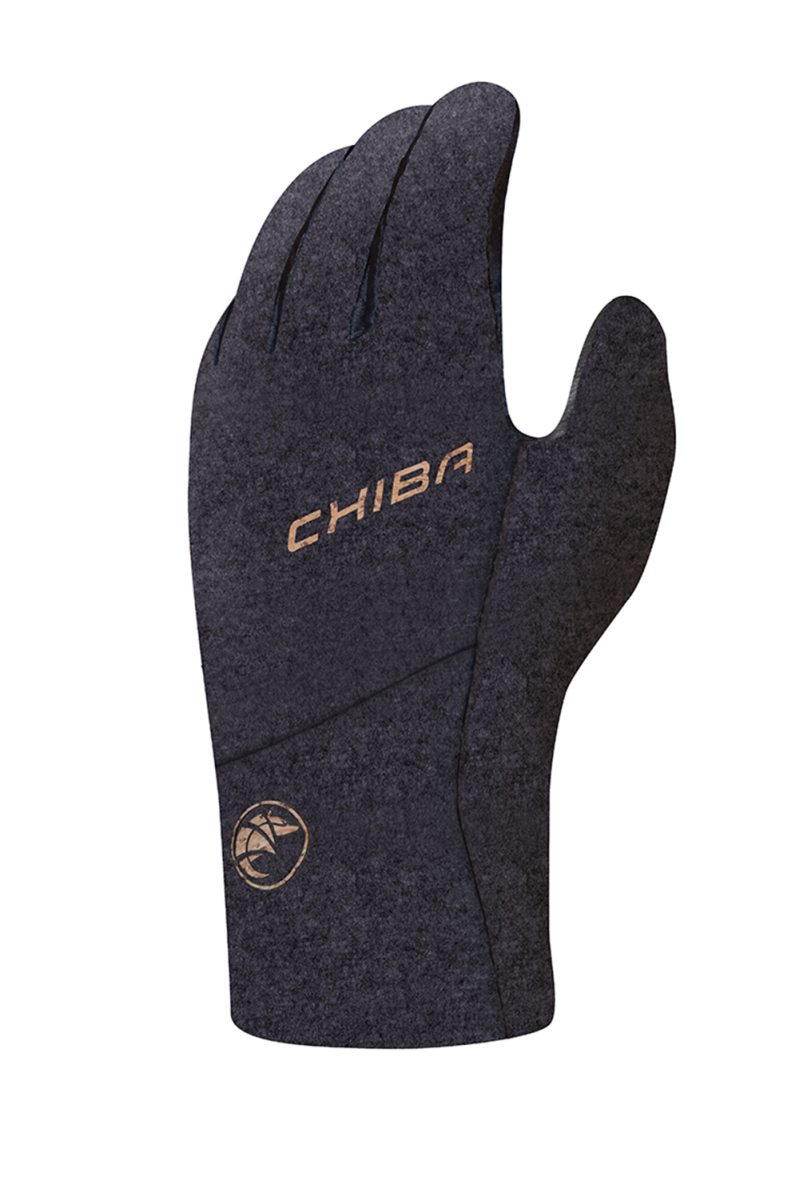 Chiba All Natural Warm Fahrrad Winter Handschuhe lang schwarz 2027