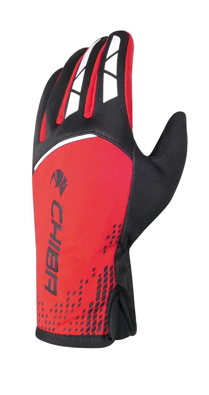 Chiba 2nd Skin Winter Fahrrad Handschuhe lang rot 2027