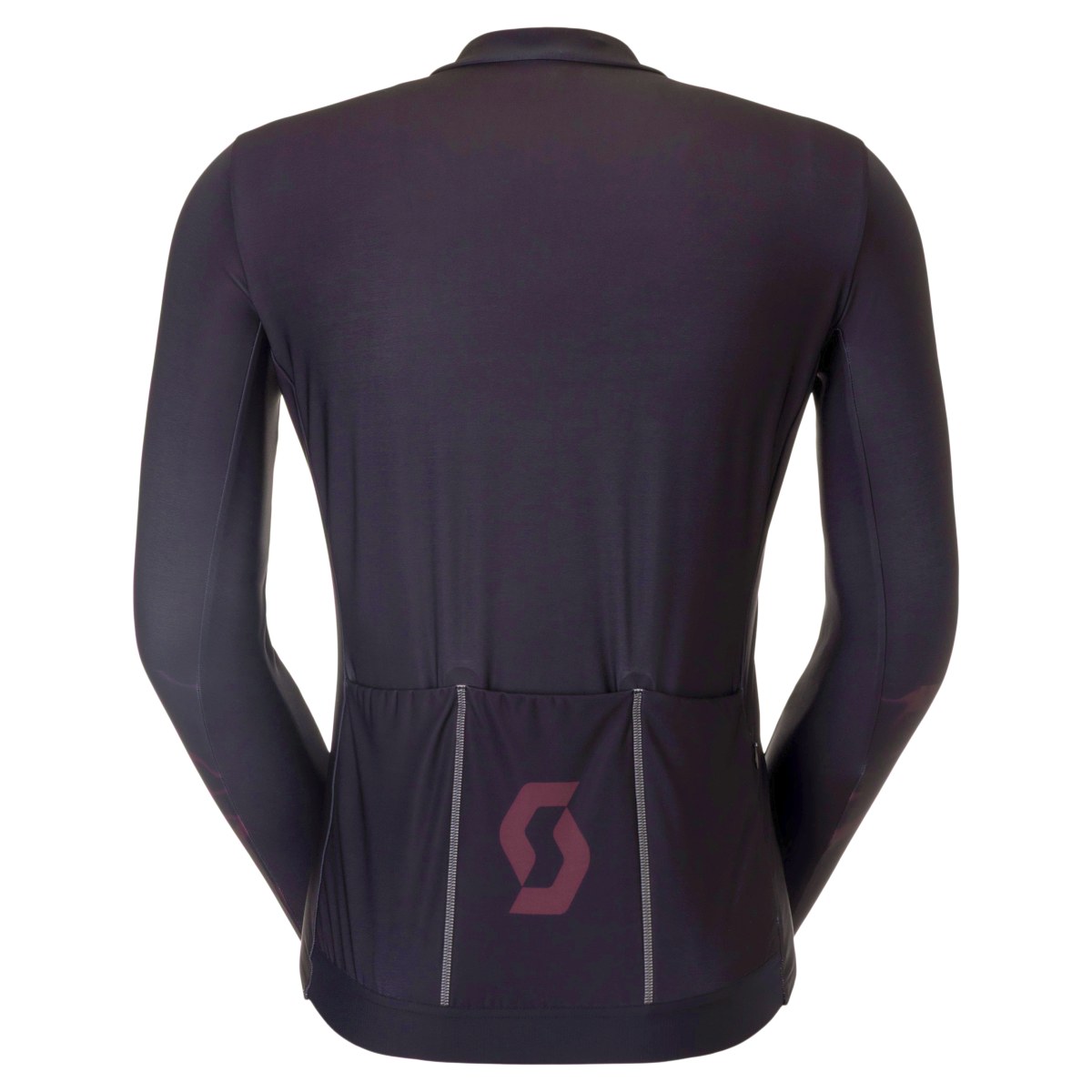 Scott Pro Mid Winter Fahrradtrikot langarm cocoa rot/schwarz 2027