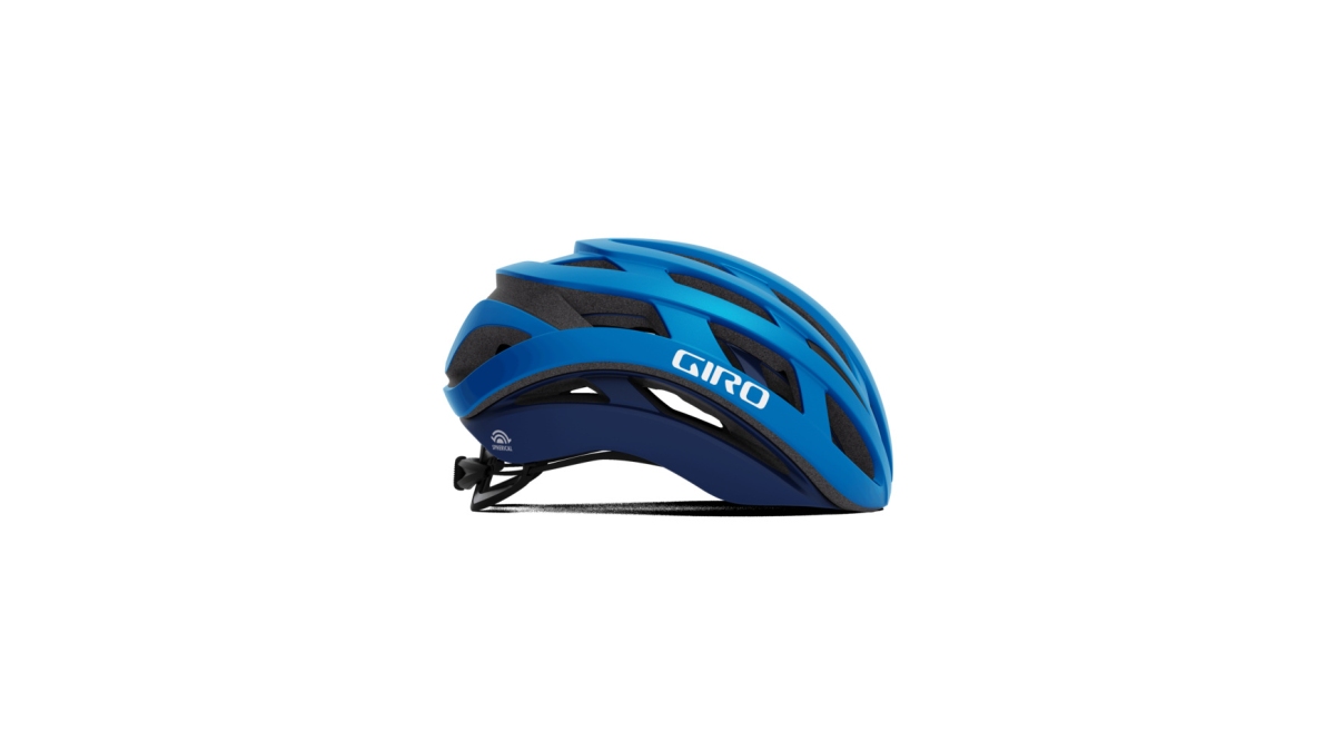 Giro Helios Spherical Rennrad Fahrrad Helm matt blau 2025