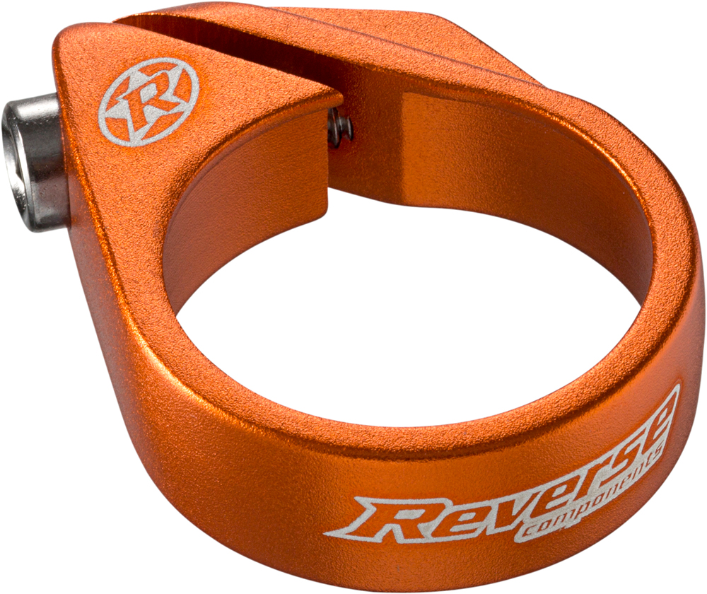 Reverse Bolt Clamp Sattelklemme 34.9mm orange