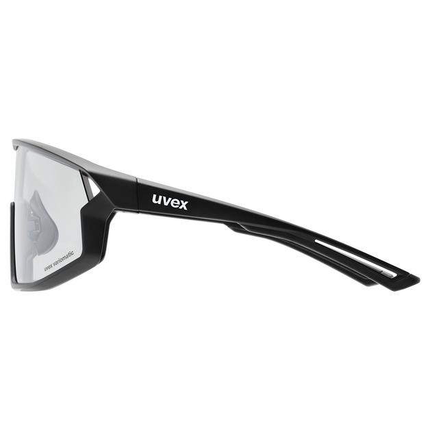 uvex skyryse V Fahrrad / Sport Brille matt schwarz/litemirror silberfarben